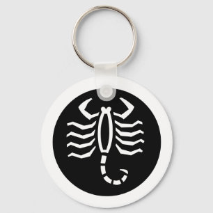 Font Zodiac: SCORPIO + your Colors & Ideas Keychain