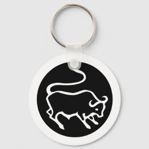 Font Zodiac: TAURUS + your Colors & Ideas Keychain