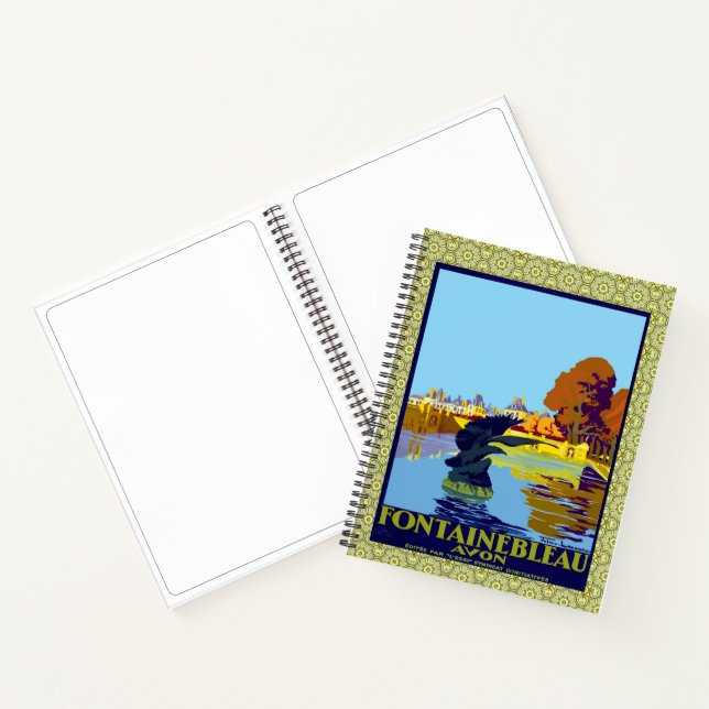 Fontainebleau Avon France French Travel Sketch Notebook (Inside)