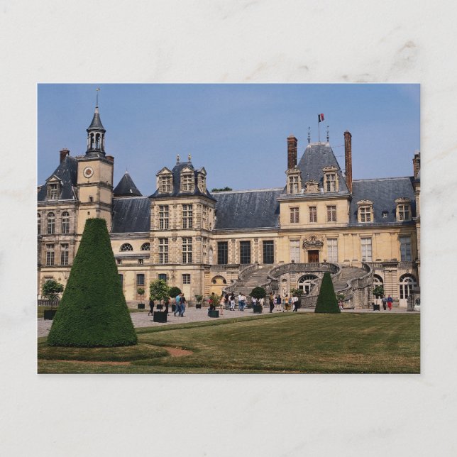 Fontainebleau Castle, France Postcard (Front)