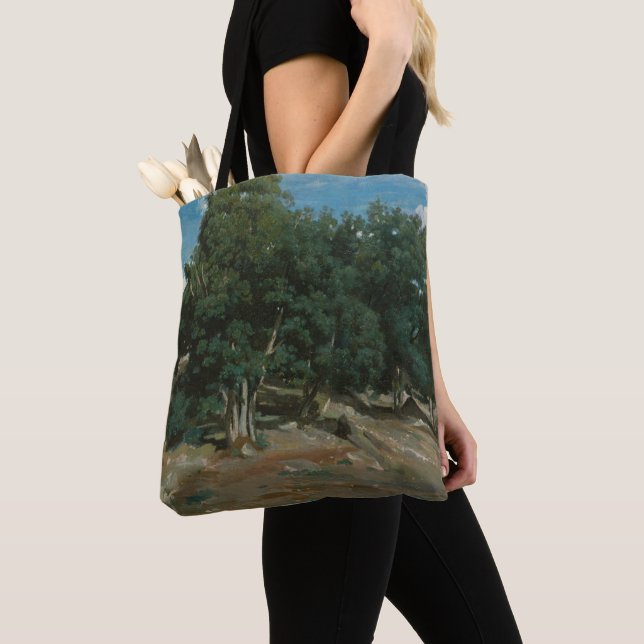 Fontainebleau Oak Trees Tote Bag (Close Up)