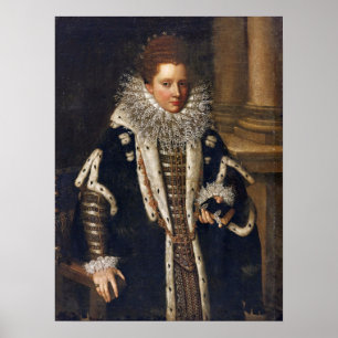 Fontana - Costanza Sforza Of Santa Fiora Poster