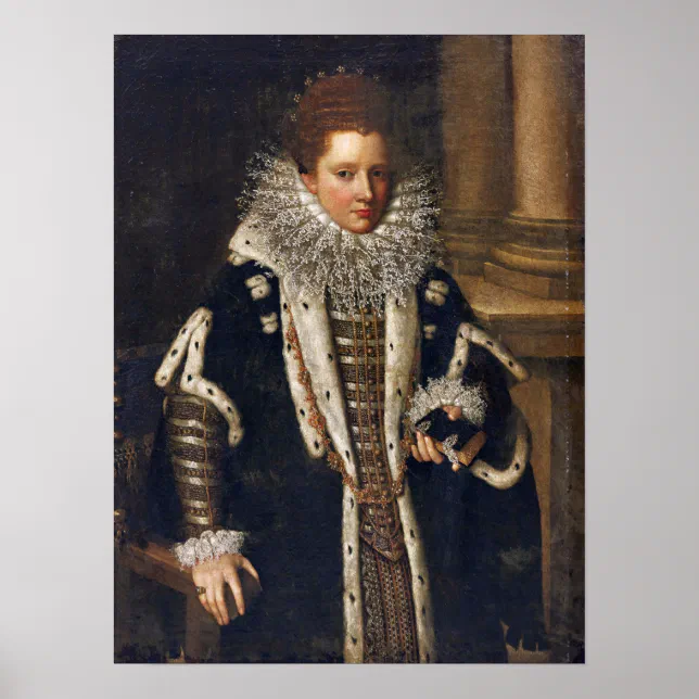 Fontana Costanza Sforza Of Santa Fiora Poster Zazzle