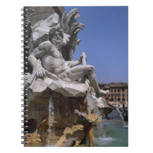 Fontana dei Quattro Fiumi, Piazza Navona, Rome, Notebook