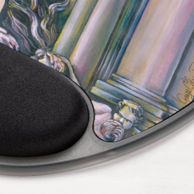 Fontana Di Trevi, Roma Gel Mouse Pad (Right Side)