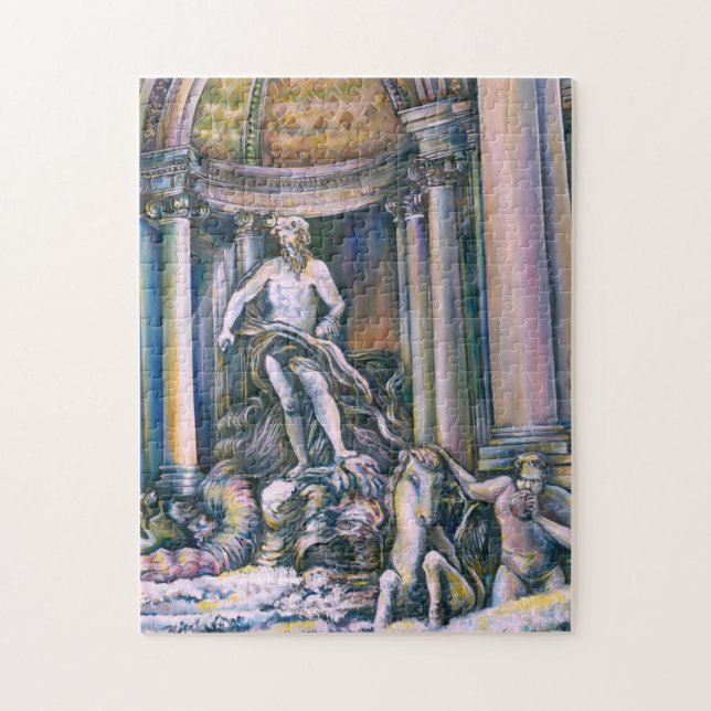 Fontana Di Trevi, Roma, Italy Jigsaw Puzzle (Vertical)