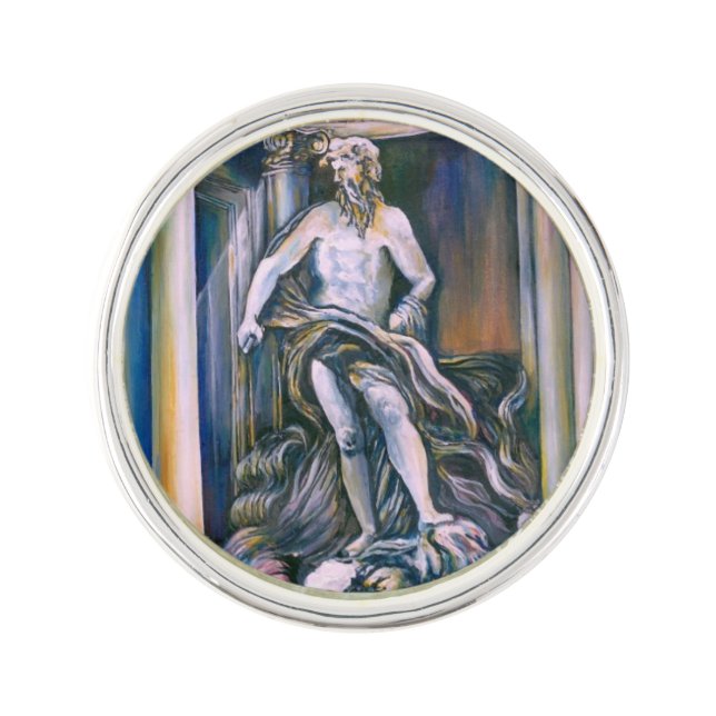 Fontana Di Trevi, Roma, Italy Lapel Pin (Front)