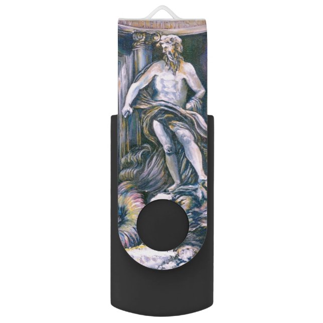 Fontana Di Trevi, Roma USB Flash Drive (Front Vertical)