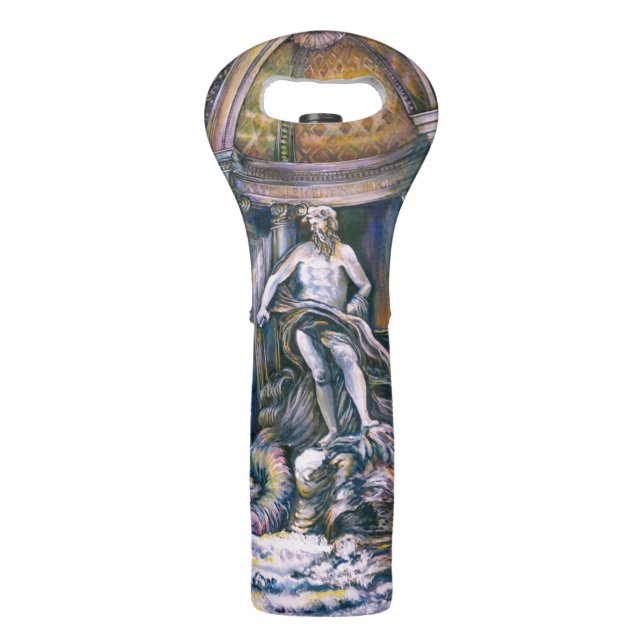 Fontana Di Trevi, Roma Wine Bag (Back)