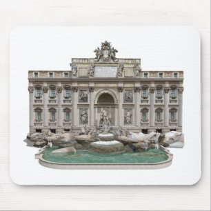 Fontana di Trevi: Trevi Fountain: 3D Model: Mouse Pad