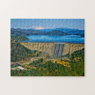 Fontana Falls North Carolina. Jigsaw Puzzle