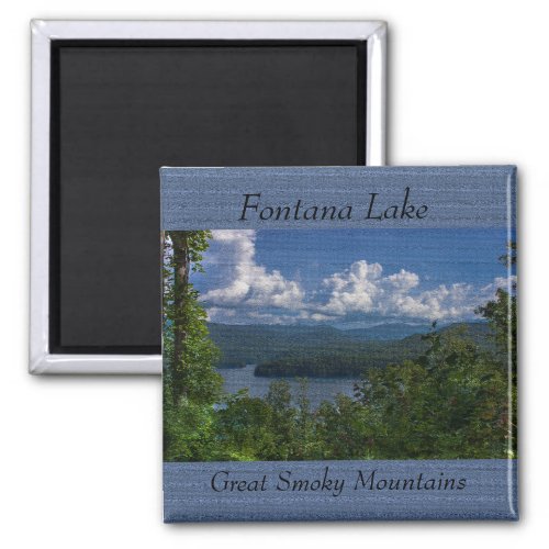 Fontana Lake Great Smoky Mountains Photo Magnet