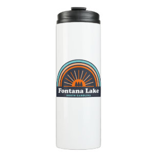 Fontana Lake North Carolina Rainbow Thermal Tumbler