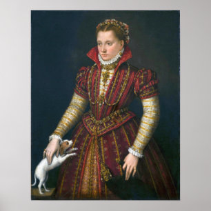 Fontana - Portrait Of Noblewoman Poster