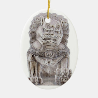 Foo Dog Ceramic Ornament