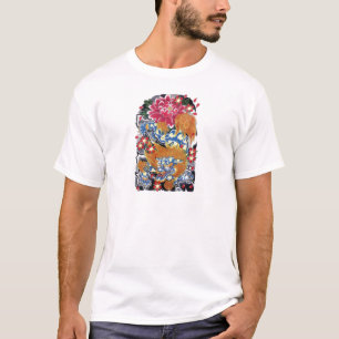 Foo & Sakura Japanese Tattoo Design T-Shirt