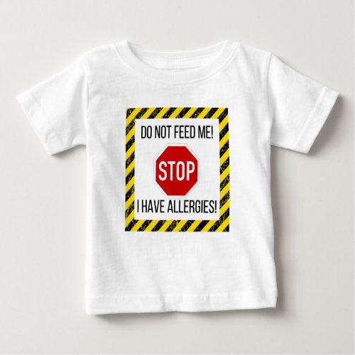 Food allergies toddler and baby t_shirt