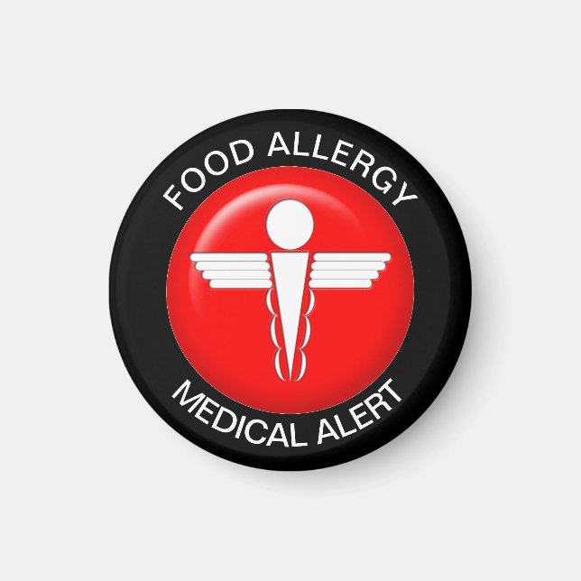 Food Allergy Alert Magnet (Front)