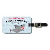 Food Allergy Alert Shark Tag for Medical Kit