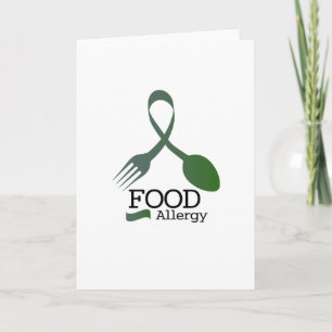 Food Allergy Allergies Awareness Card