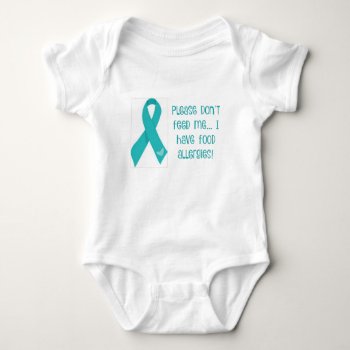 Food Allergy Awareness Baby Bodysuit by trustmeimamom at Zazzle