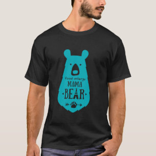 Food Allergy Mama Bear Protective Mama Allergy Awa T-Shirt