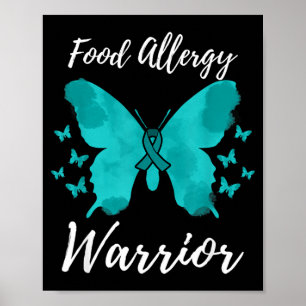 Food Allergy Warrior Food Allergy Awareness Poster