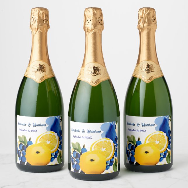 Food and Beverage Label Set (Bottles)