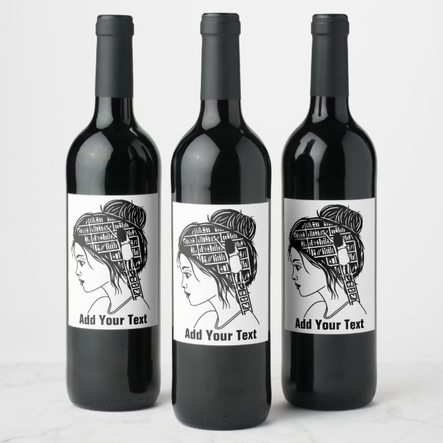 Food and Beverage Label Set (Bottles)