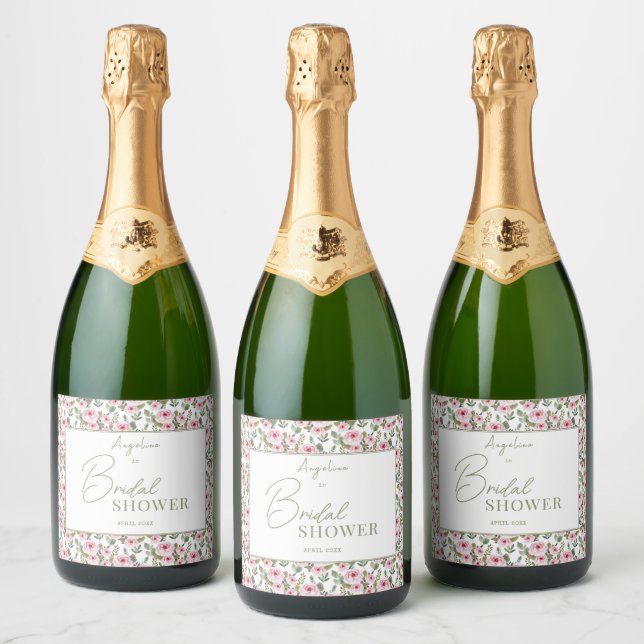Food and Beverage Label Set bridal shower. (Bottles)