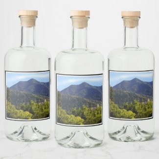 Food and Beverage Label Set Mt Tamalpais Church