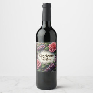 Food and drink wine labels