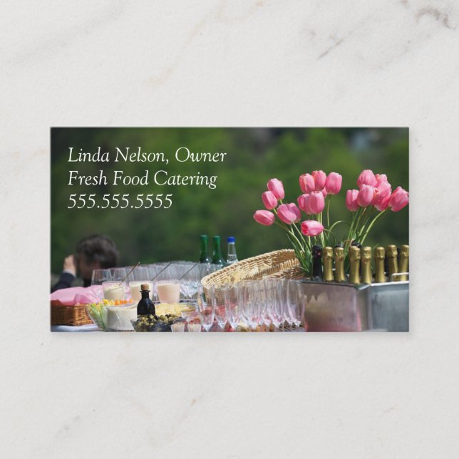 Food and Event Catering - Special Events Business Card (Front)