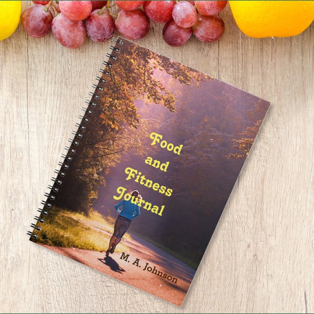 Food and Fitness Notebook Personalized Journal (Creator Uploaded)