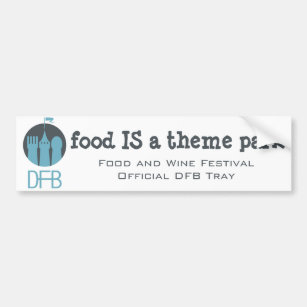 Food and Wine Festival DFB Tray Sticker
