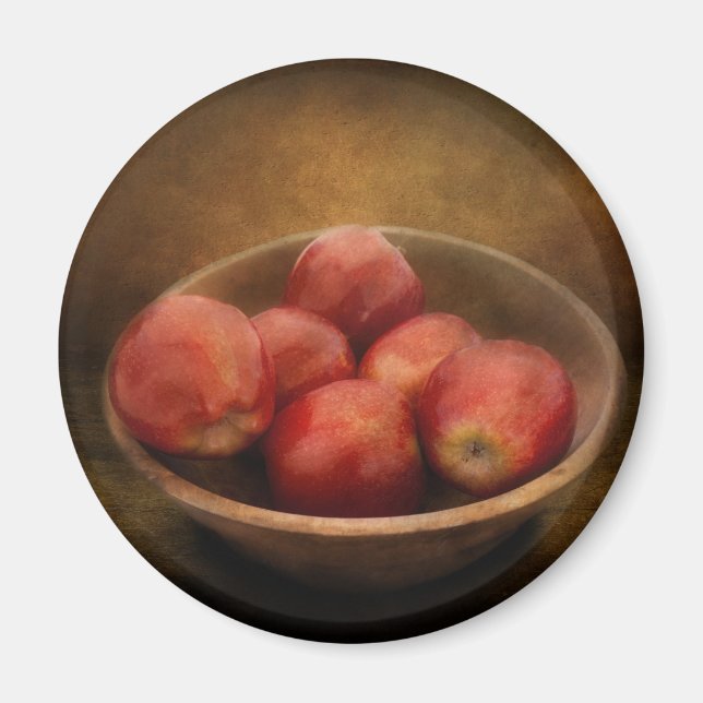 Food - Apples - A bowl of apples Magnet (Front)