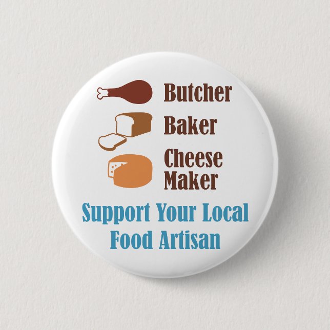 Food Artisan Button (Front)