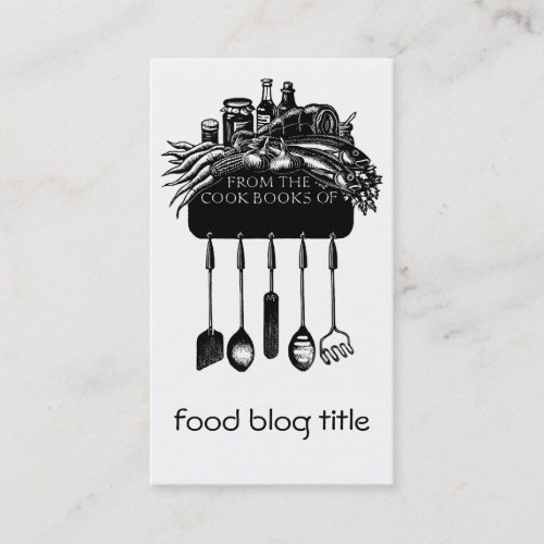 Food Blog Business Card