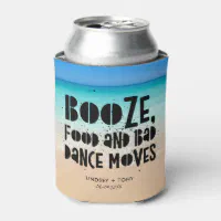 Custom Pet Wedding Slim Can Seltzer Koozies, Event Birthday