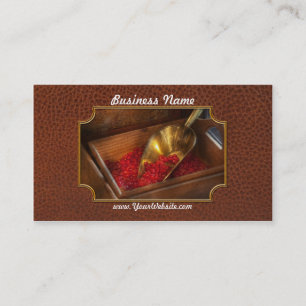 Food - Candy - Hot cinnamon candies Business Card