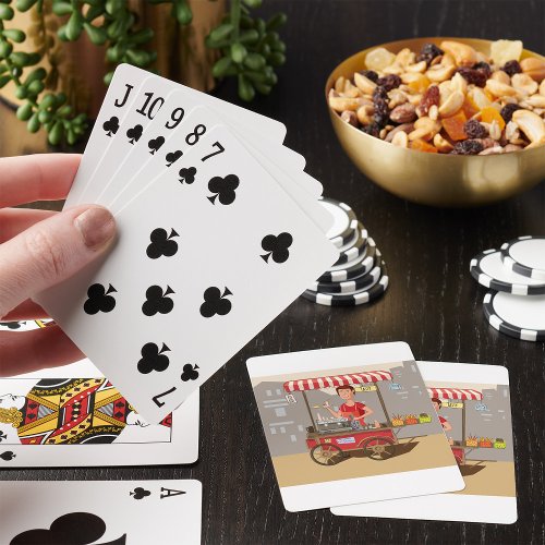 Food Cart Poker Cards