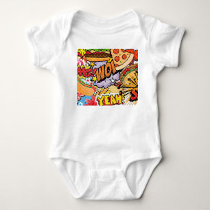 Food Cartoon Baby Bodysuit