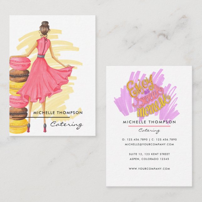 Food Catering Business Card (Front/Back)