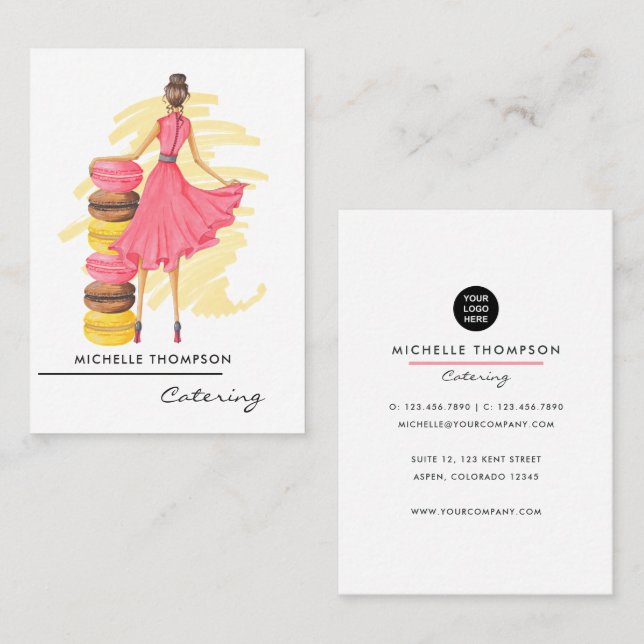 Food Catering Business Card (Front/Back)