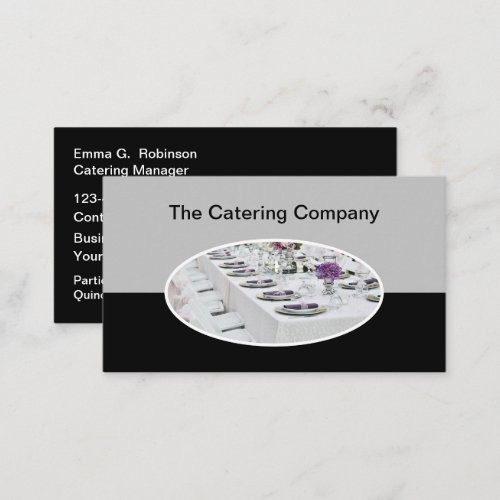 Food Catering Business Cards