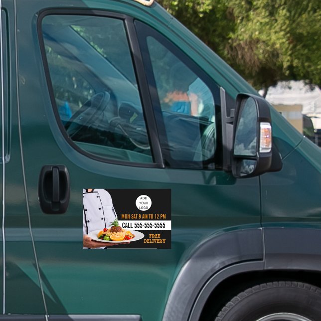 Food Catering Restaurant Business  Car Magnet (Creator Uploaded)