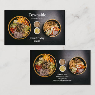 Food Catering Restaurant Business Card