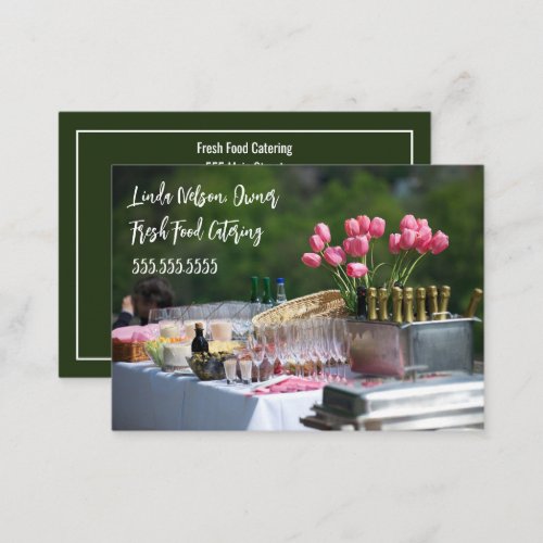 Food Catering Special Events Parties Business Card