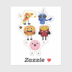 Food Characters Sticker