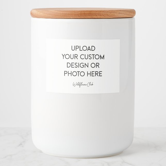 Food Container Label 3" x 2" (set of 10) (Front)